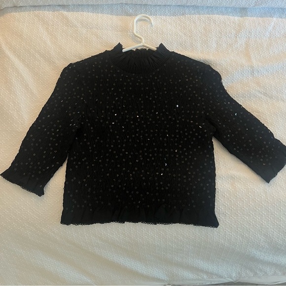 Sandro Sequin Top- Size S; Like New Condition (Never Worn) - Picture 3 of 12